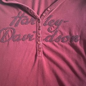 Harley-Davidson long sleeve fall hooded Tee
